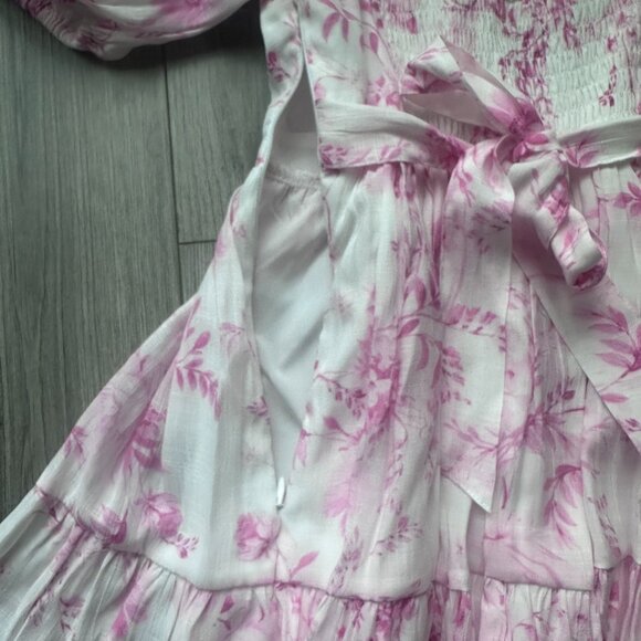 Altar'd State Pink and White Floral Print Dress - Picture 6 of 10